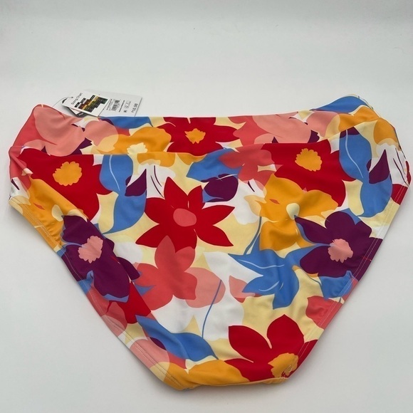 Time and Tru Women's Floral High Waist Twist Swim Bottoms Size 3X - Picture 2 of 13